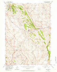 Weiser Pass Wyoming Historical topographic map, 1:24000 scale, 7.5 X 7.5 Minute, Year 1953