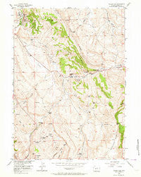 Weiser Pass Wyoming Historical topographic map, 1:24000 scale, 7.5 X 7.5 Minute, Year 1953