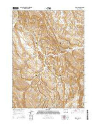 Weiser Pass Wyoming Current topographic map, 1:24000 scale, 7.5 X 7.5 Minute, Year 2015