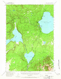 West Thumb Wyoming Historical topographic map, 1:62500 scale, 15 X 15 Minute, Year 1956
