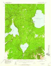 West Thumb Wyoming Historical topographic map, 1:62500 scale, 15 X 15 Minute, Year 1956