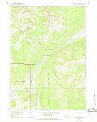Whetstone Mountain Wyoming Historical topographic map, 1:24000 scale, 7.5 X 7.5 Minute, Year 1965
