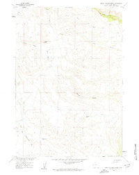 White Sulphur Spring Wyoming Historical topographic map, 1:24000 scale, 7.5 X 7.5 Minute, Year 1960