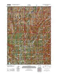 White Rock Canyon Wyoming Historical topographic map, 1:24000 scale, 7.5 X 7.5 Minute, Year 2012