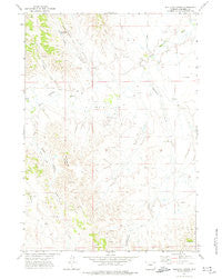Whitetail Creek Wyoming Historical topographic map, 1:24000 scale, 7.5 X 7.5 Minute, Year 1971