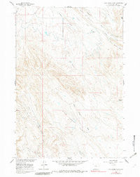 Wild Horse Flats Wyoming Historical topographic map, 1:24000 scale, 7.5 X 7.5 Minute, Year 1960