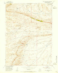 Wild Horse Mountain Wyoming Historical topographic map, 1:24000 scale, 7.5 X 7.5 Minute, Year 1953