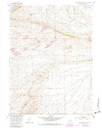 Wild Horse Mountain Wyoming Historical topographic map, 1:24000 scale, 7.5 X 7.5 Minute, Year 1953