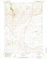Wild Irish Reservoir Wyoming Historical topographic map, 1:24000 scale, 7.5 X 7.5 Minute, Year 1960
