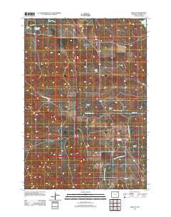 Wildcat Wyoming Historical topographic map, 1:24000 scale, 7.5 X 7.5 Minute, Year 2012