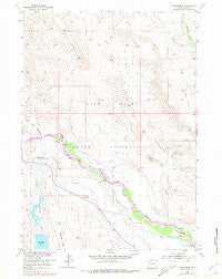 Wilderness Wyoming Historical topographic map, 1:24000 scale, 7.5 X 7.5 Minute, Year 1952