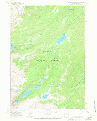 Willow Park Reservoir Wyoming Historical topographic map, 1:24000 scale, 7.5 X 7.5 Minute, Year 1967