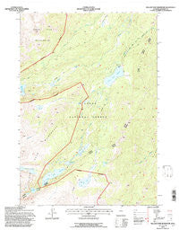 Willow Park Reservoir Wyoming Historical topographic map, 1:24000 scale, 7.5 X 7.5 Minute, Year 1993