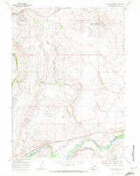 Willow Springs Wyoming Historical topographic map, 1:24000 scale, 7.5 X 7.5 Minute, Year 1969