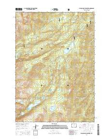 Willow Park Reservoir Wyoming Current topographic map, 1:24000 scale, 7.5 X 7.5 Minute, Year 2015