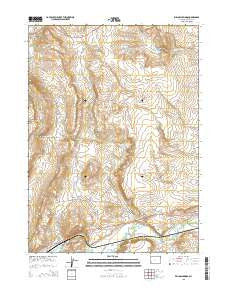 Willow Springs Wyoming Current topographic map, 1:24000 scale, 7.5 X 7.5 Minute, Year 2015