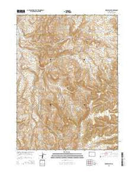 Windy Point Wyoming Current topographic map, 1:24000 scale, 7.5 X 7.5 Minute, Year 2015