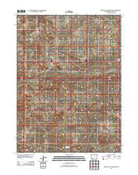 Winter Fat Reservoir Wyoming Historical topographic map, 1:24000 scale, 7.5 X 7.5 Minute, Year 2012