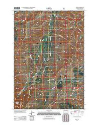 Wolf Wyoming Historical topographic map, 1:24000 scale, 7.5 X 7.5 Minute, Year 2012