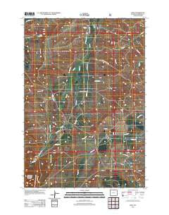 Wolf Wyoming Historical topographic map, 1:24000 scale, 7.5 X 7.5 Minute, Year 2012