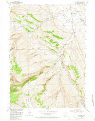Wolf Point Wyoming Historical topographic map, 1:24000 scale, 7.5 X 7.5 Minute, Year 1954