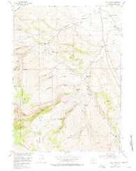 Wolf Point Wyoming Historical topographic map, 1:24000 scale, 7.5 X 7.5 Minute, Year 1954