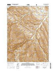 Wolf Point Wyoming Current topographic map, 1:24000 scale, 7.5 X 7.5 Minute, Year 2015