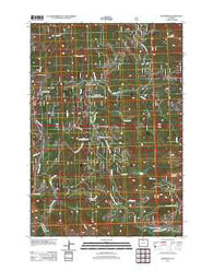Woodrock Wyoming Historical topographic map, 1:24000 scale, 7.5 X 7.5 Minute, Year 2012