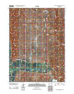 Woodruff Narrows Wyoming Historical topographic map, 1:24000 scale, 7.5 X 7.5 Minute, Year 2012