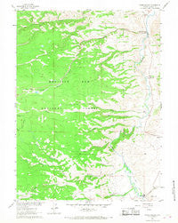 Woods Landing Wyoming Historical topographic map, 1:24000 scale, 7.5 X 7.5 Minute, Year 1961