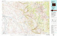 Worland Wyoming Historical topographic map, 1:100000 scale, 30 X 60 Minute, Year 1979