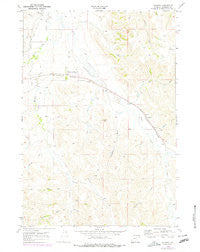 Wyarno Wyoming Historical topographic map, 1:24000 scale, 7.5 X 7.5 Minute, Year 1968