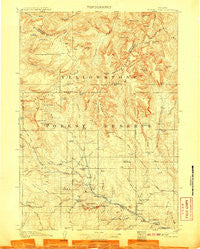 Younts Peak Wyoming Historical topographic map, 1:125000 scale, 30 X 30 Minute, Year 1907