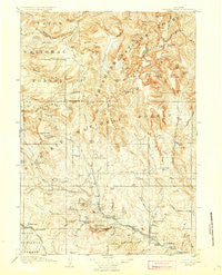 Younts Peak Wyoming Historical topographic map, 1:125000 scale, 30 X 30 Minute, Year 1907