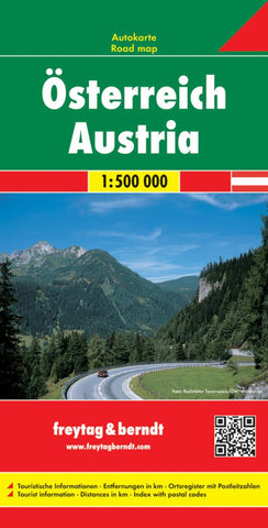 Buy map Austria, Road Map by Freytag-Berndt und Artaria