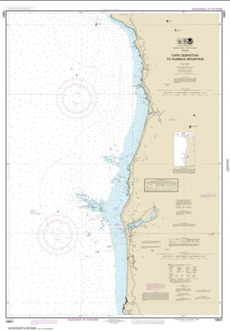 Buy map Cape Sebastian to Humbug Mountain (18601-14) by NOAA