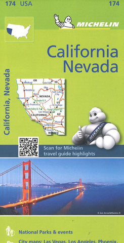 Buy map California and Nevada (174)