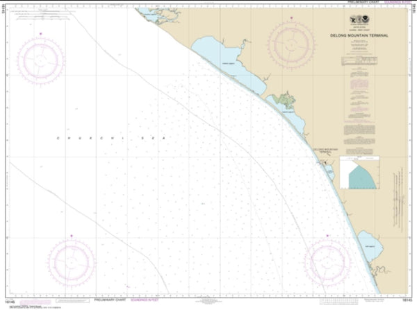 Buy map Alaska - West Coast. Delong Mountain Terminal (16145-1) by NOAA