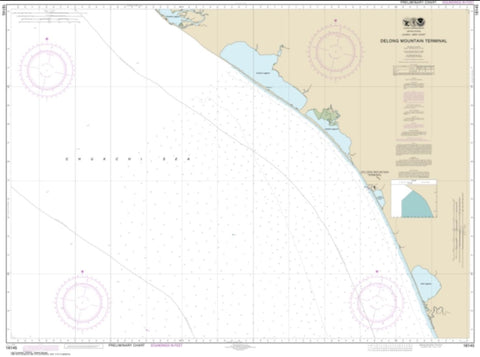 Buy map Alaska - West Coast. Delong Mountain Terminal (16145-1) by NOAA