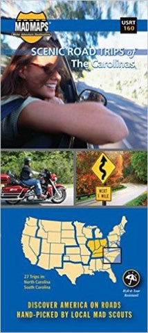 Buy map Scenic road trips of the Carolinas