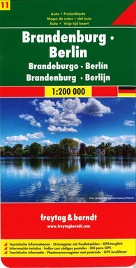 Buy map Germany, Brandenburg and Berlin by Freytag-Berndt und Artaria