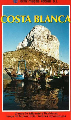 Buy map Costa Blanca, Spain by Distrimapas Telstar, S.L.