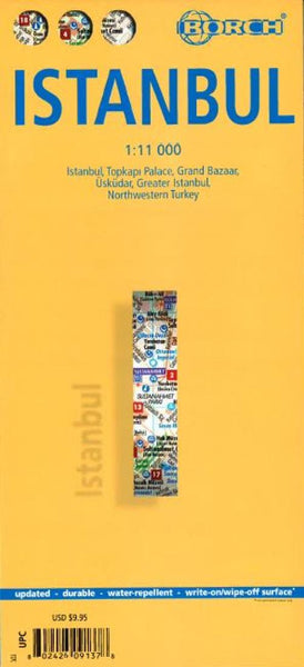 Buy map Istanbul, Turkey by Borch GmbH.