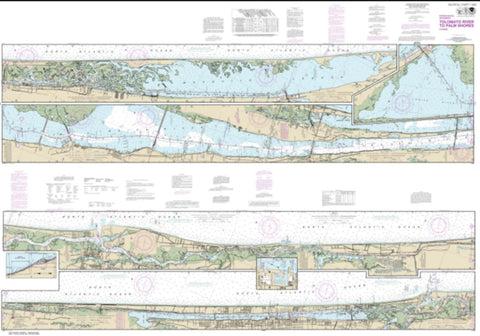 Buy map Intracoastal Waterway Tolomato River to Palm Shores (11485-37) by NOAA