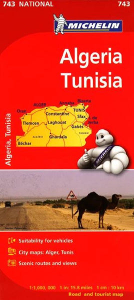 Buy map Algeria and Tunisia (743) by Michelin Maps and Guides