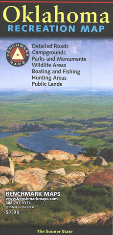 Buy map Oklahoma Recreation Map