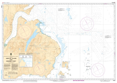Buy map Amiktok Island to/a Osborne Point by Canadian Hydrographic Service