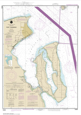 Buy map Port Townsend (18464-25) by NOAA