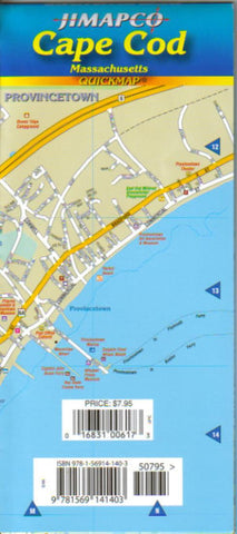 Buy map Cape Cod, Massachusetts, Quickmap by Jimapco