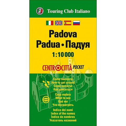 Buy map Padova, Italy Pocket Map by Touring Club Italiano